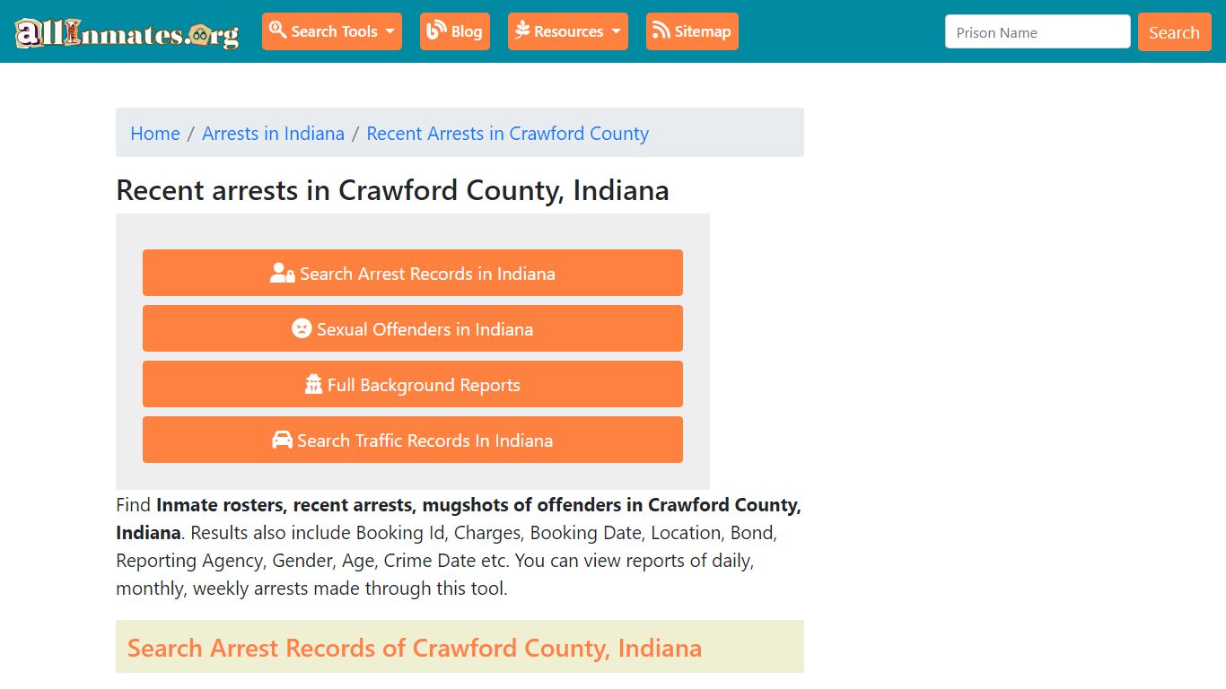 Recent arrests in Crawford County, Indiana | Mugshots, Rosters, Inmates ...